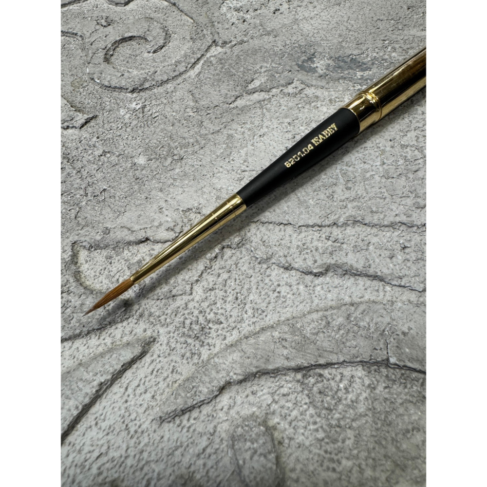 藝城美術~ 法國 ISABEY 伊莎貝 鋼筆型 純貂毫水彩筆 6201 4號/6號二款 攜帶方便 戶外寫生-細節圖3