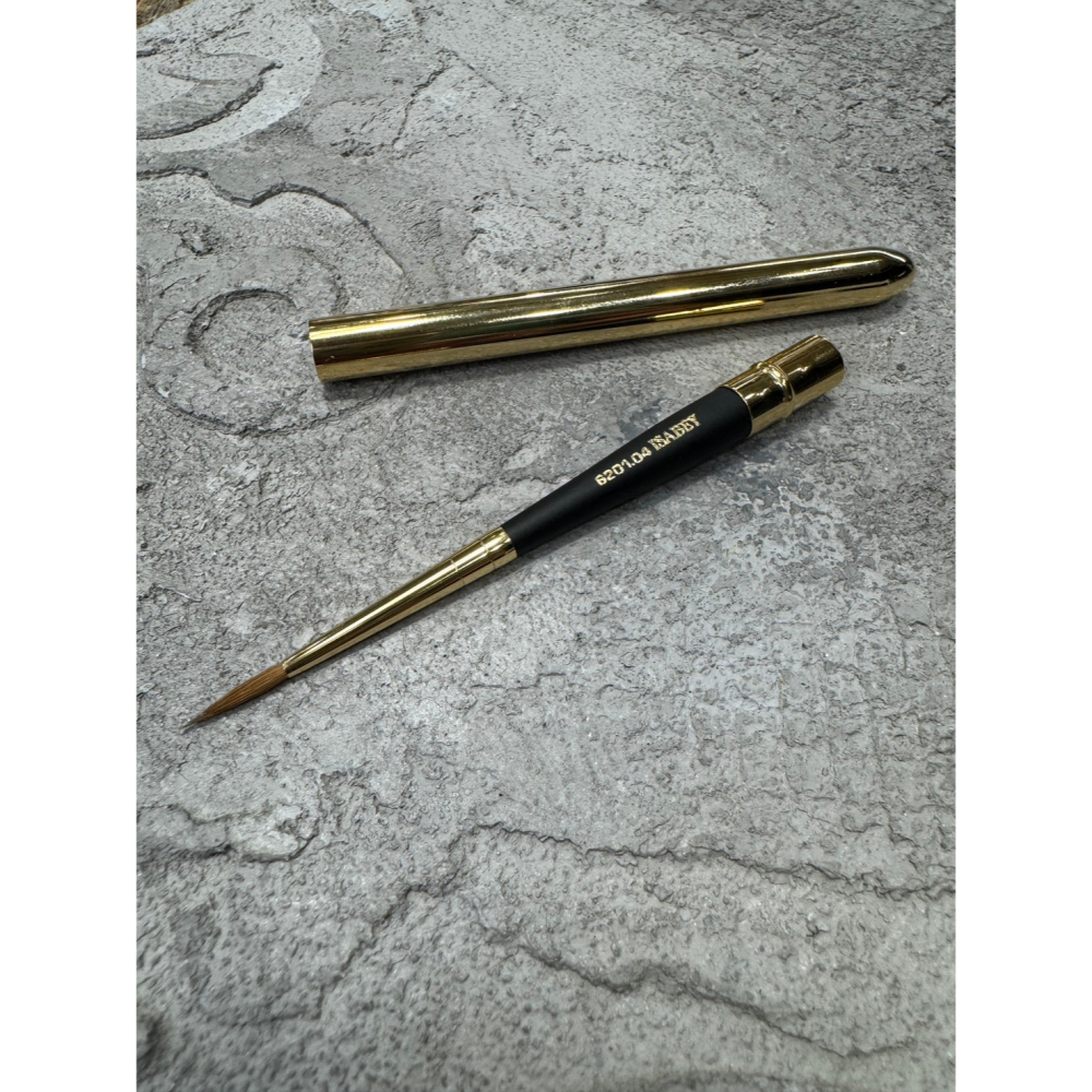 藝城美術~ 法國 ISABEY 伊莎貝 鋼筆型 純貂毫水彩筆 6201 4號/6號二款 攜帶方便 戶外寫生-細節圖8