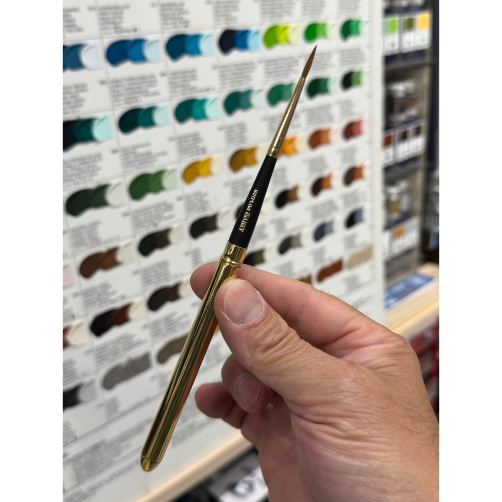藝城美術~ 法國 ISABEY 伊莎貝 鋼筆型 純貂毫水彩筆 6201 4號/6號二款 攜帶方便 戶外寫生-規格圖11