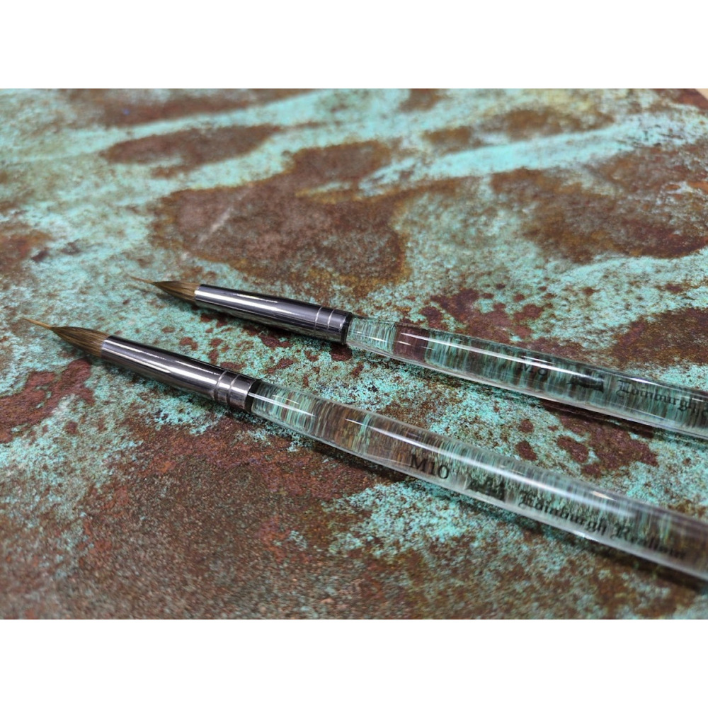 藝城美術~ E118  愛丁堡 貂毛包線筆 水彩 壓克力 指甲彩繪 廣告顏料 等精細輕柔技法表現 聚合力佳 2款-細節圖2