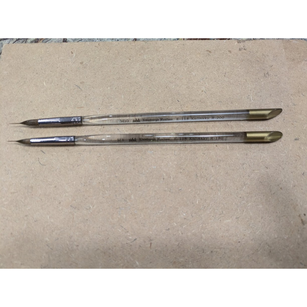 藝城美術~ E118  愛丁堡 貂毛包線筆 水彩 壓克力 指甲彩繪 廣告顏料 等精細輕柔技法表現 聚合力佳 2款-細節圖4