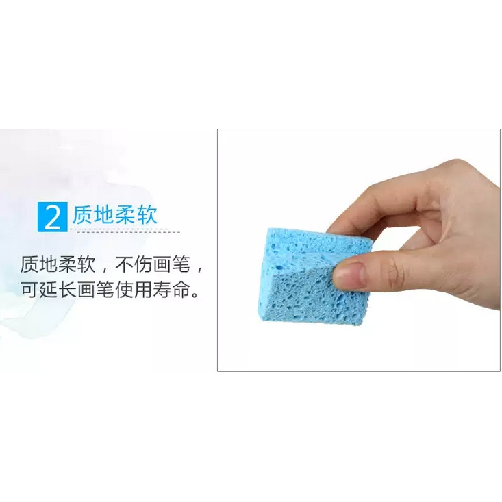藝城美術~  繪畫用海綿 水彩 畫筆 強力吸水海綿 水彩 清潔 顏料用 海綿  天然木漿海綿 小/大-細節圖8