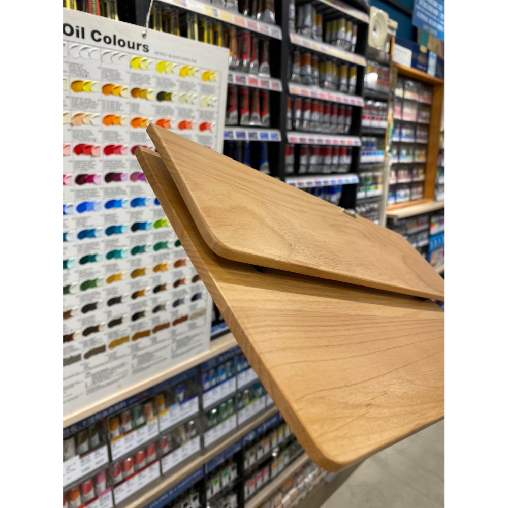 藝城美術~ 🎨 實木 圓 調色盤  油畫專用 木質調色盤 橢圓木質 顏料調色板 調色盤 4款-細節圖8