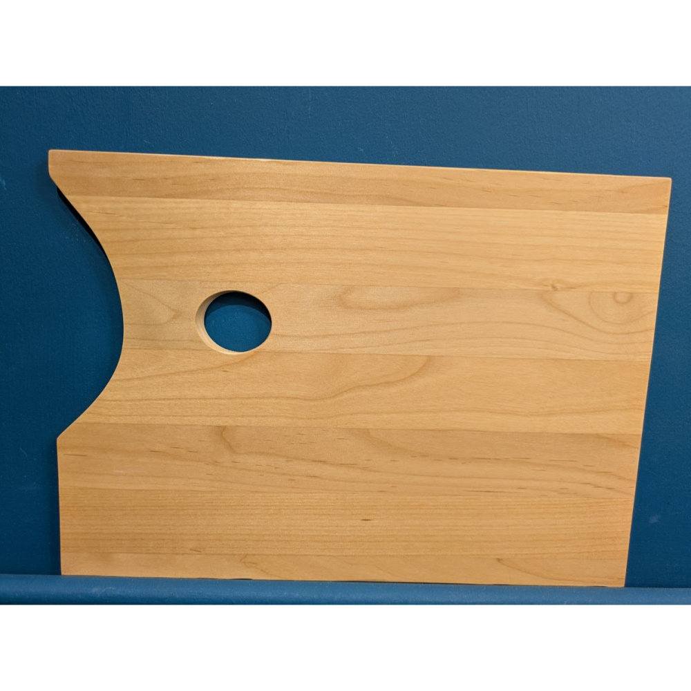 藝城美術~ 🎨 實木 圓 調色盤  油畫專用 木質調色盤 橢圓木質 顏料調色板 調色盤 4款-細節圖9