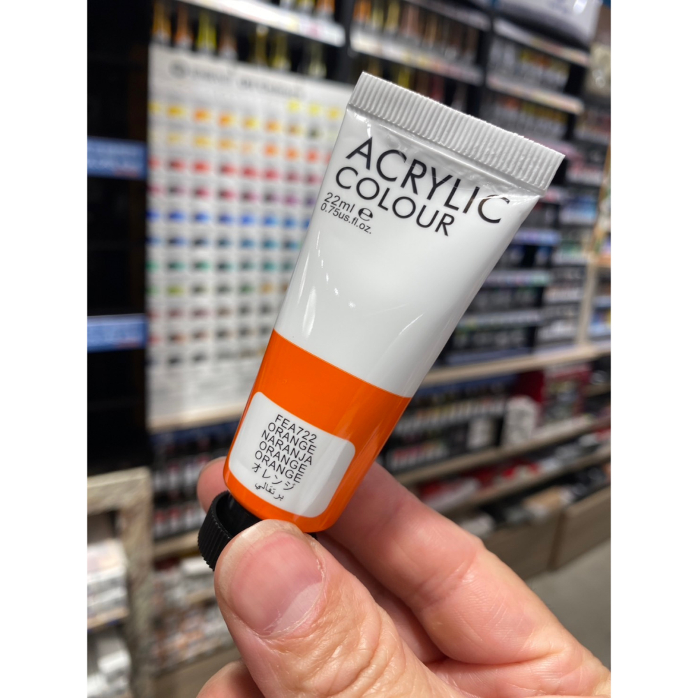 藝城美術~ART RANGER 壓克力顏料 22ML 丙烯畫顏料一般色 8色/盒 ACRYLIC COLOUR-細節圖4