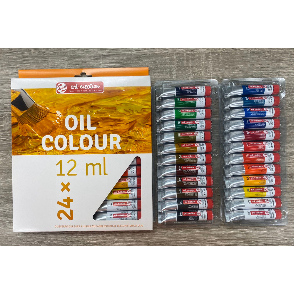 藝城美術~荷蘭Royal Talens皇家泰倫斯 Art Creation系列 12ml 油畫顏料 盒裝24色-規格圖11
