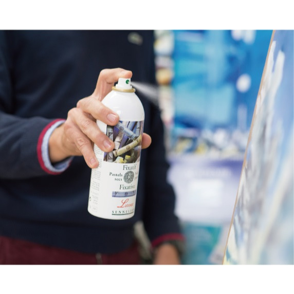 藝城美術~法國 申內利爾 SENNELIER 軟性粉彩 保護劑 噴罐 粉彩 素描 色鉛 全方位 噴膠  400ml-細節圖3