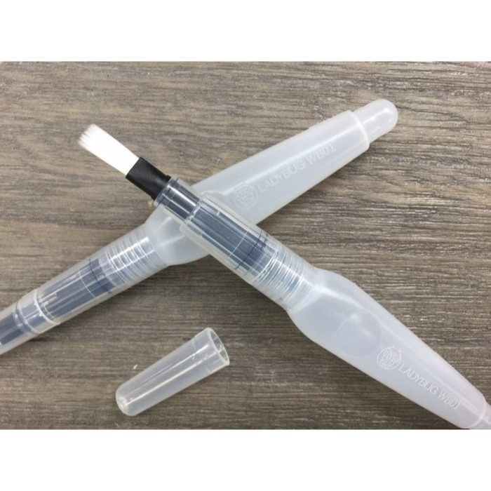 藝城美術~ LADYBUG 小瓢蟲 水筆 水彩畫用筆 丸筆 自來水筆 4款 大中小平筆-細節圖7