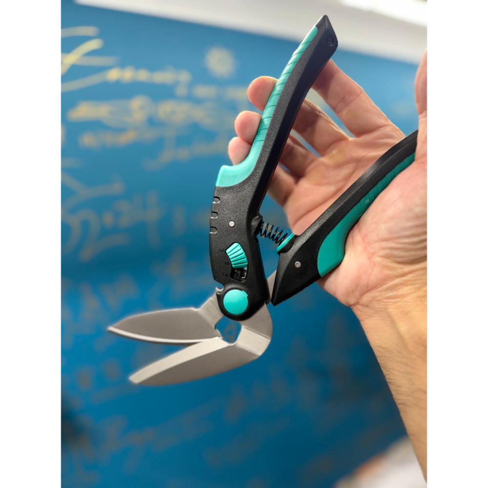 藝城美術~ 強力 多功能 萬用 彎頭剪刀 不卡手 剪軟硬材料皆可 可切換開口 SC-21001-細節圖2