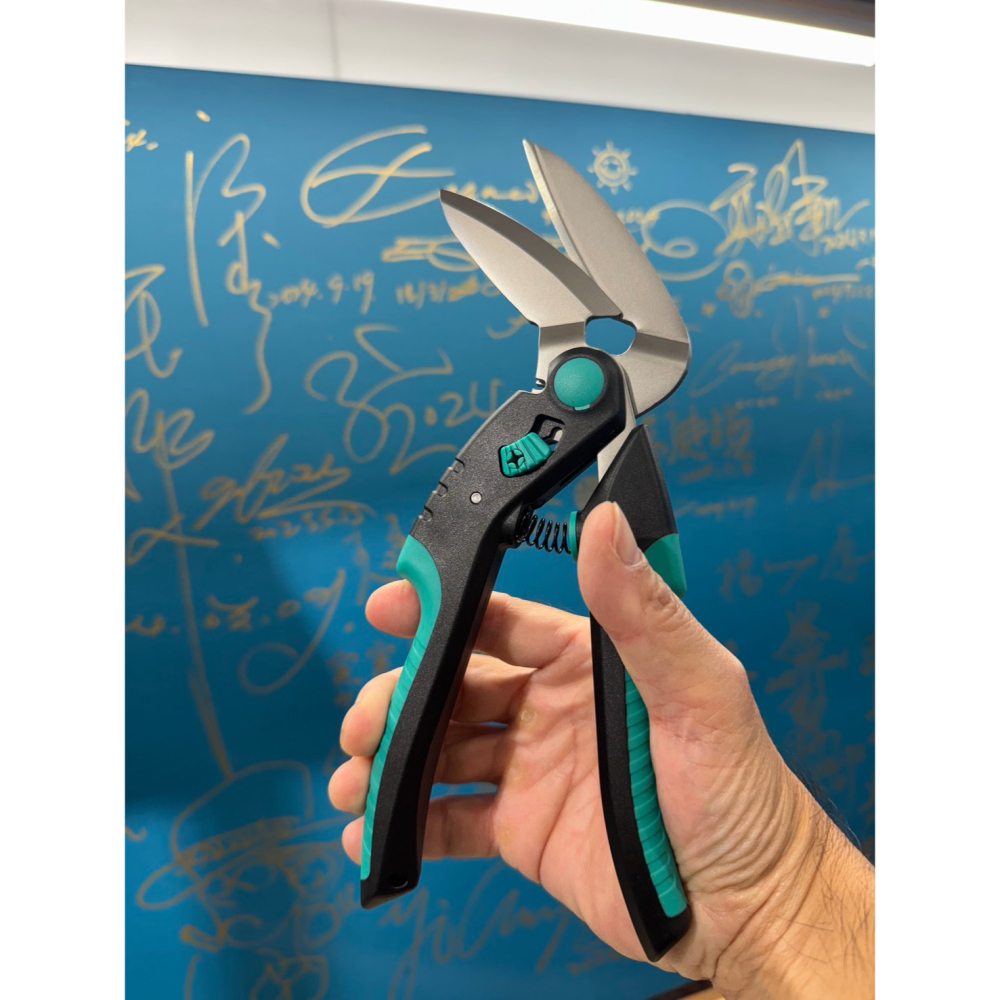 藝城美術~ 強力 多功能 萬用 彎頭剪刀 不卡手 剪軟硬材料皆可 可切換開口 SC-21001-細節圖4