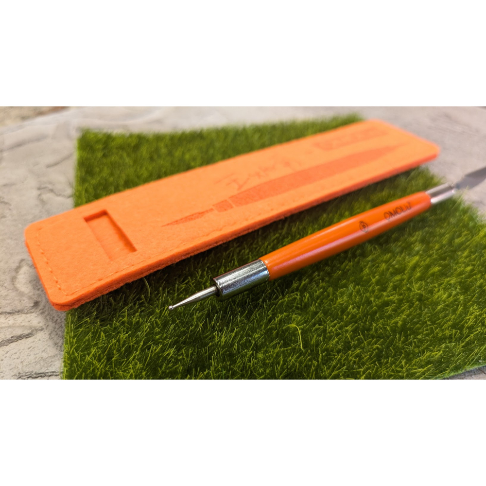 藝城美術~QMOLiU 壓線筆 精工壓線1號筆刀 王炳南老師設計+精美收納袋 包裝設計 卡片 折紙 手工藝-細節圖3