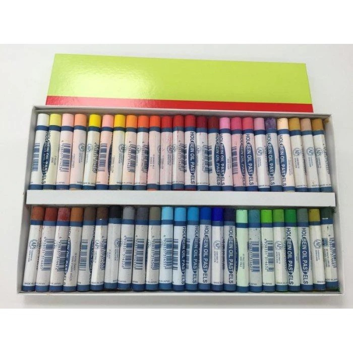 藝城美術►日本 HOLBEIN 好賓 專家級 油性 粉蠟筆  專家級油性粉彩~~48色 紙盒-細節圖2