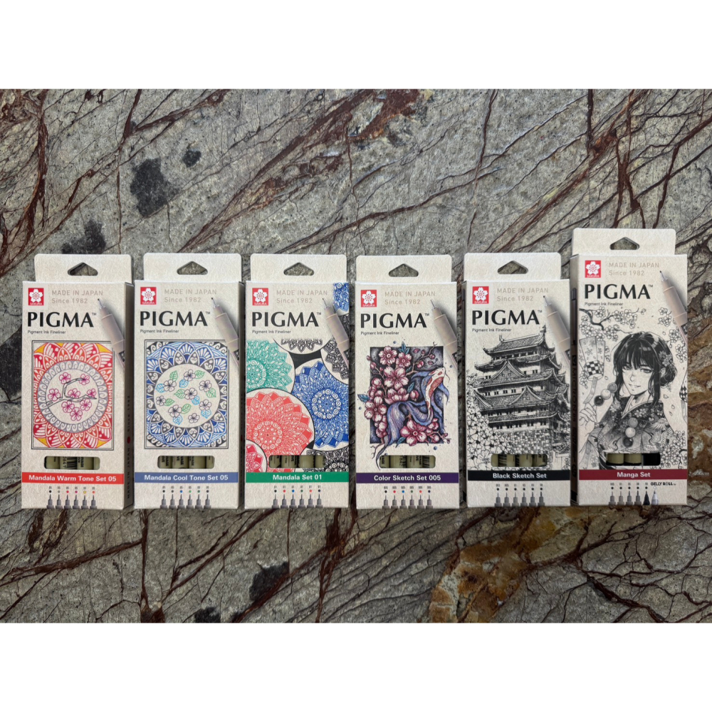 藝城美術~日本 SAKURA 櫻花 PIGMA MICRON 筆格邁代針筆 漫畫套組 (6支入)新包裝-細節圖3