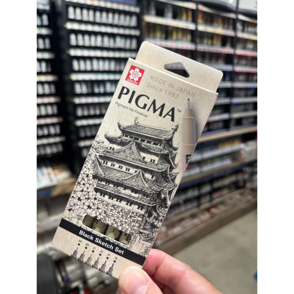 藝城美術~ 日本 SAKURA 櫻花 PIGMA MICRON 筆格邁代針筆  6支入套組 新包裝 5種新組合-規格圖8