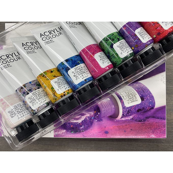 藝城美術~ ART RANGER壓克力顏料 22ML 丙烯畫顏料 四種 8色/盒 ACRYLIC COLOUR-細節圖2