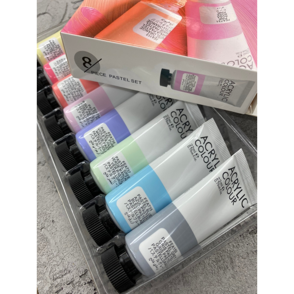 藝城美術~ ART RANGER壓克力顏料 22ML 丙烯畫顏料 四種 8色/盒 ACRYLIC COLOUR-細節圖8