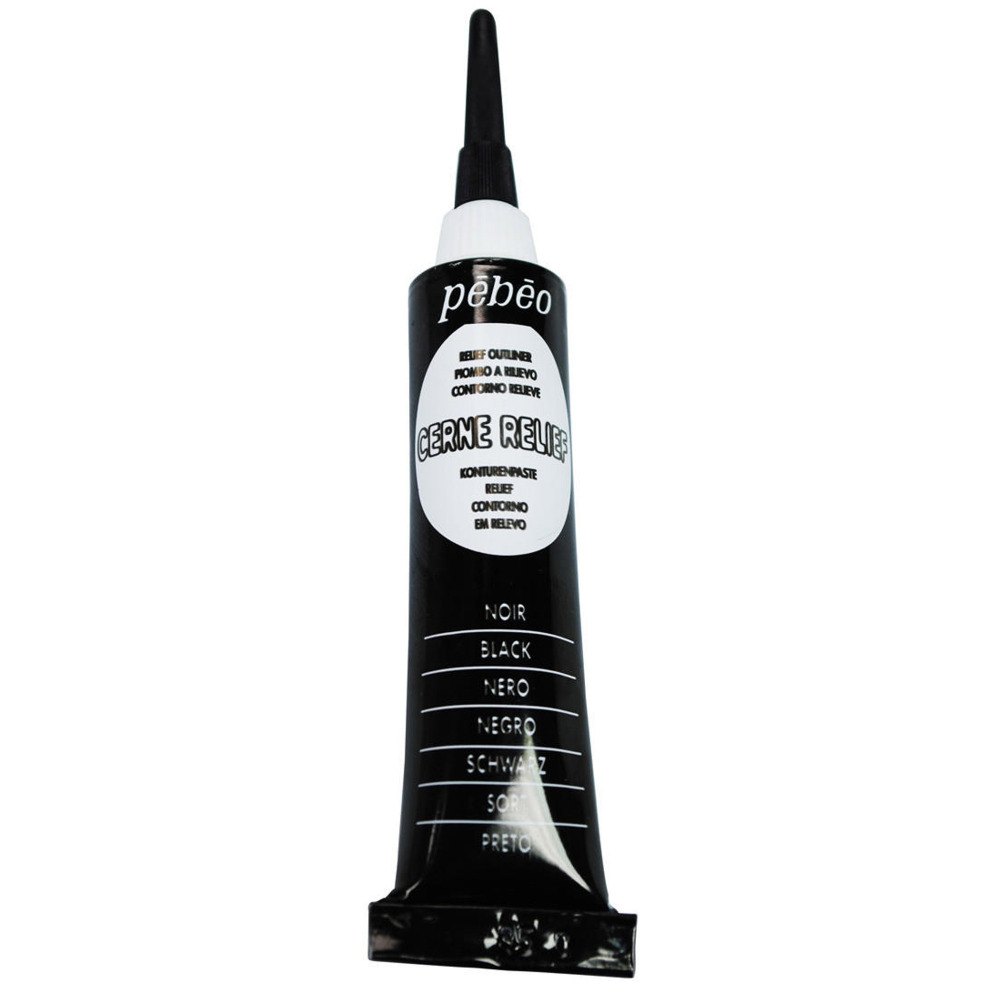 藝城美術~法國 Pebeo 貝比歐 玻璃彩繪勾邊線筆 玻璃邊條顏料 自然乾（免燒）系列20ml-規格圖9