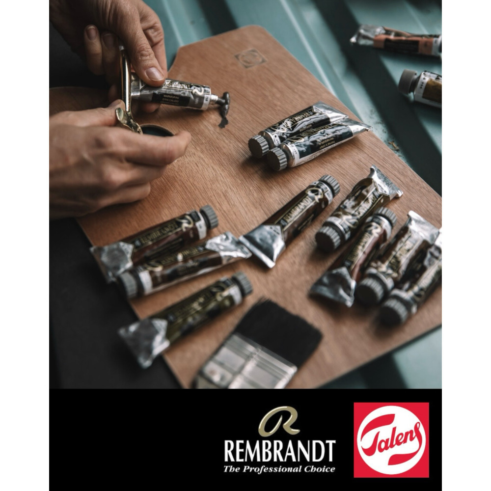 藝城美術~ 荷蘭 Rembrandt 林布蘭 油畫顏料 150ML 大條#105鈦白-細節圖7