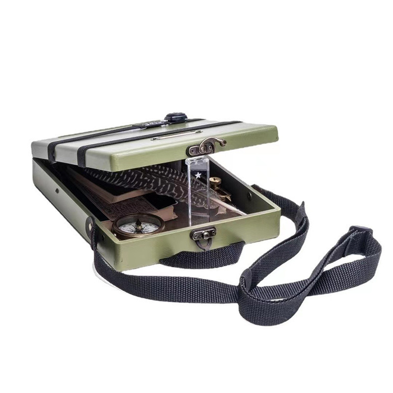 藝城美術~ F&G 寫作收納木盒 攜帶型小畫箱 木質滑順 畫架 攜帶外出 附背帶 三種顏色-細節圖7