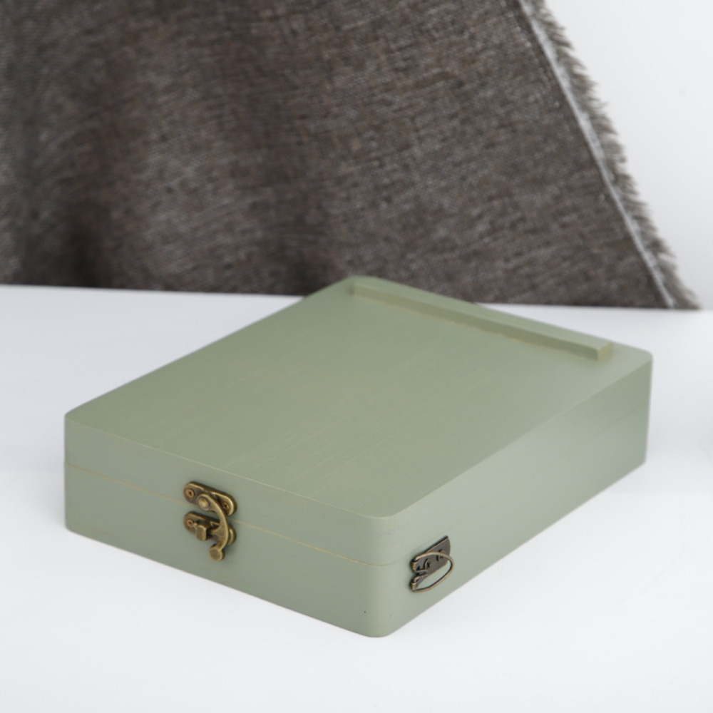 藝城美術~ F&G 寫作收納木盒 攜帶型小畫箱 木質滑順 畫架 攜帶外出 附背帶 三種顏色-細節圖8