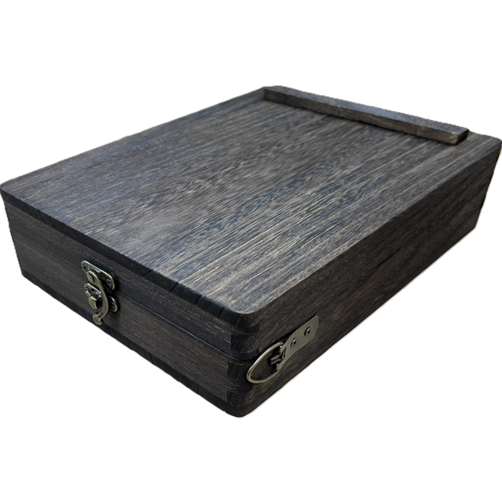 藝城美術~ F&G 寫作收納木盒 攜帶型小畫箱 木質滑順 畫架 攜帶外出 附背帶 三種顏色-細節圖10