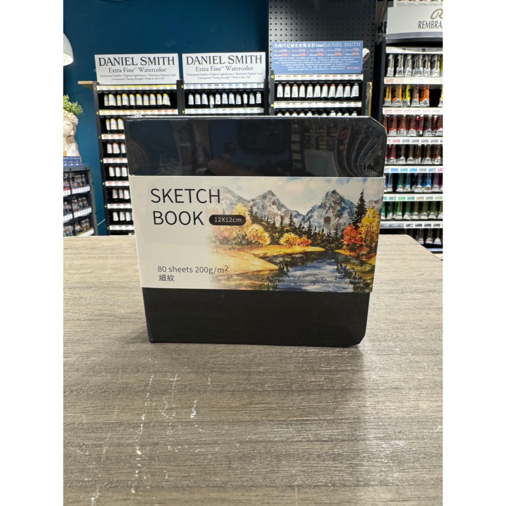 藝城美術~ EB212 愛丁堡方形速寫本 12*12 200g 80張 細紋 極致厚磅細紋紙 素描、速寫、繪畫..等-細節圖3