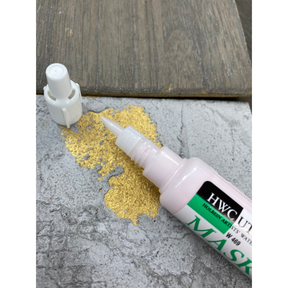 藝城美術~日本 Holbein 好賓 水彩留白筆 留白膠 25ml W469-細節圖5