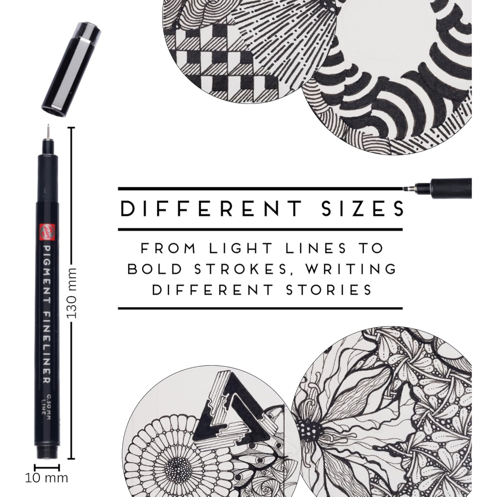 藝城美術~Talens LIGHTFAST PIGMENT FINELINER 代針筆 3支/6支組 耐光 不褪色 新品-細節圖3