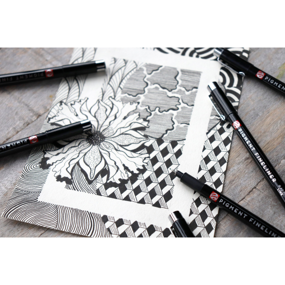 藝城美術~Talens LIGHTFAST PIGMENT FINELINER 代針筆 3支/6支組 耐光 不褪色 新品-細節圖4