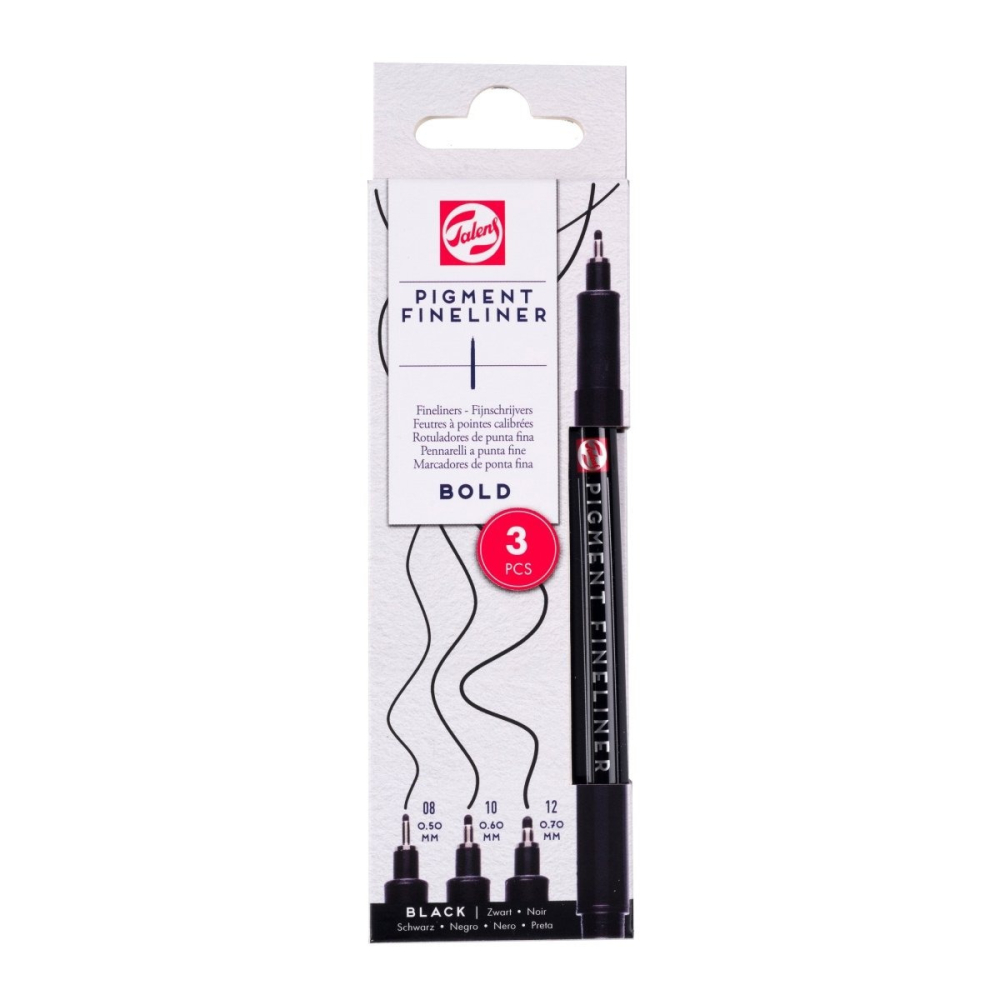 藝城美術~Talens LIGHTFAST PIGMENT FINELINER 代針筆 3支/6支組 耐光 不褪色 新品-細節圖7
