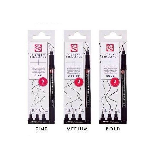 藝城美術~Talens LIGHTFAST PIGMENT FINELINER 代針筆 3支/6支組 耐光 不褪色 新品-細節圖8