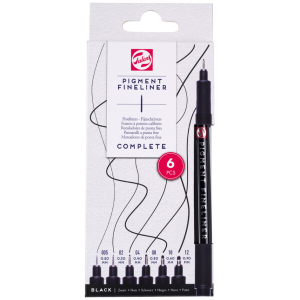 藝城美術~Talens LIGHTFAST PIGMENT FINELINER 代針筆 3支/6支組 耐光 不褪色 新品-細節圖11