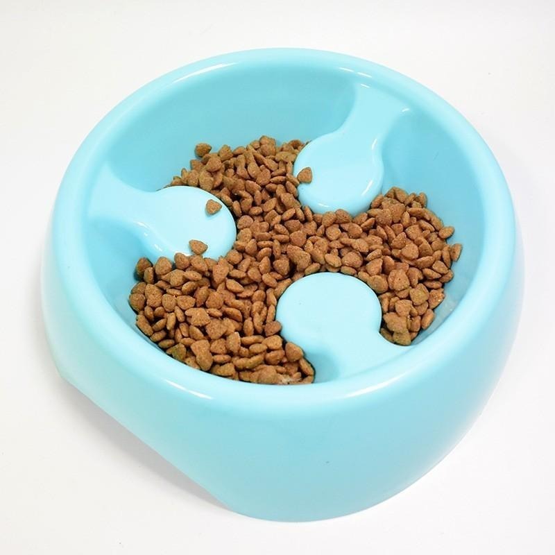 [新款] ABS防噎慢食碗 ｜ 無毒無臭材質厚實 寵物食盆 ｜ 中大型犬適用 【多吉狗屋】-細節圖5
