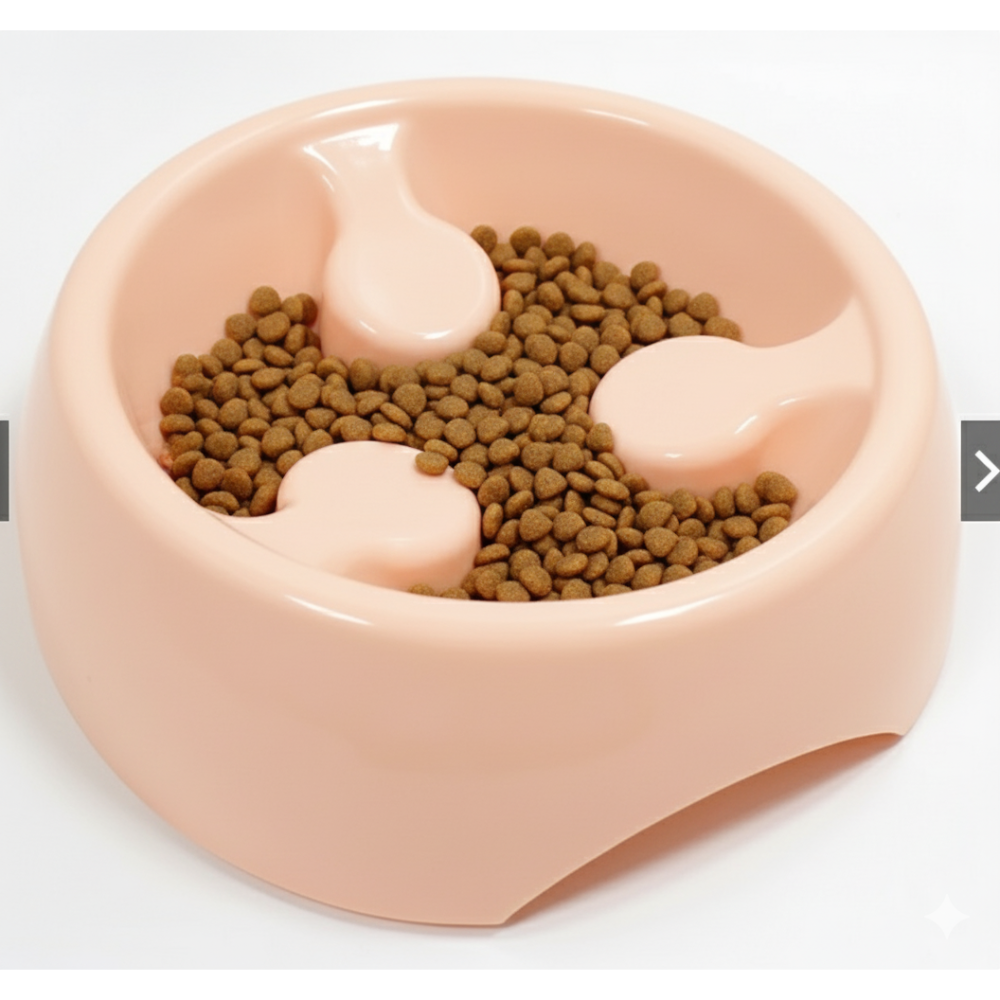 [新款] ABS防噎慢食碗 ｜ 無毒無臭材質厚實 寵物食盆 ｜ 中大型犬適用 【多吉狗屋】-規格圖6