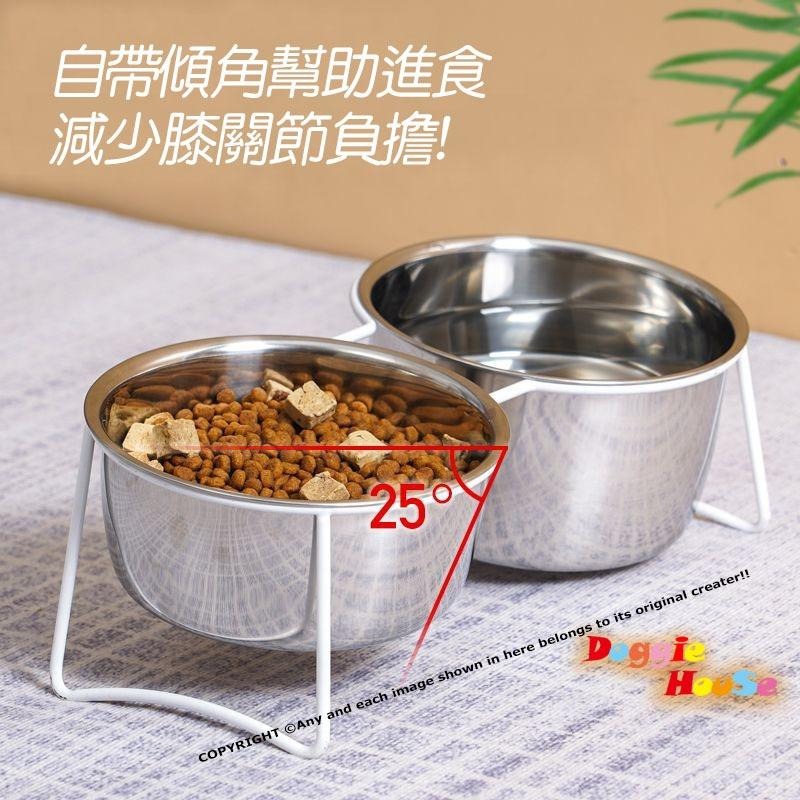 下殺出清！304不銹鋼雙碗 ｜ 加厚大容量食碗 貓狗通用飯盆 ｜ 寵物碗 特價 【多吉狗屋】-細節圖5