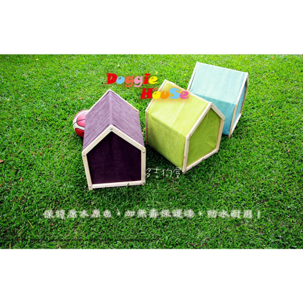 【多吉狗屋】中型原木狗屋 實木 ｜ 臘腸 貴賓犬貓 適用 ｜ 透氣圍幔設計 寵物窩籠 ｜ 大特價！-細節圖7