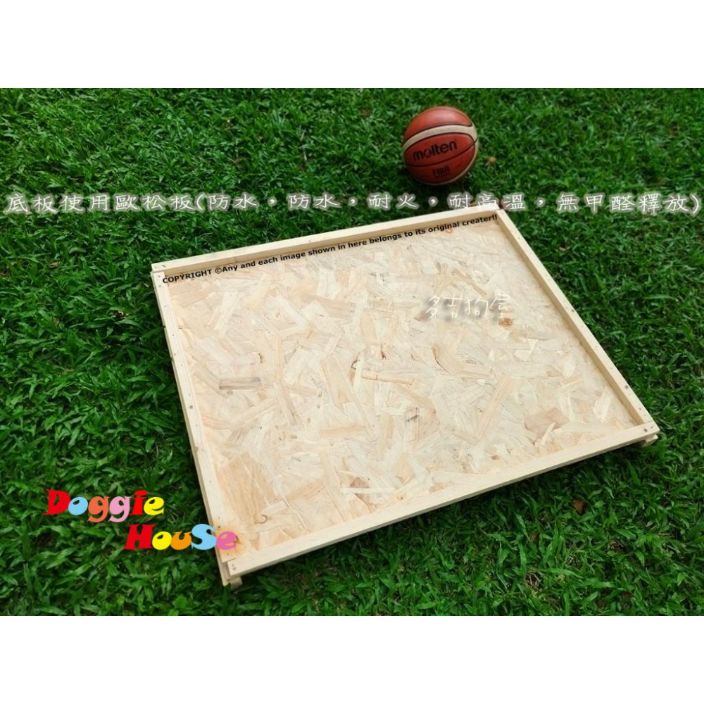 限時特價！【多吉狗屋】特大型原木狗屋 ｜ 落地玻璃窗 奢華實木寵物屋 ｜ 拉拉 米克斯適用-細節圖7