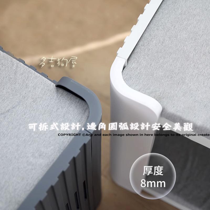 [熱銷新款] 無印風 原木寵物屋 ｜ 中型上下層貓狗窩 ｜ 透氣雙層別墅 臘腸 貴賓適用 【多吉狗屋】-細節圖3