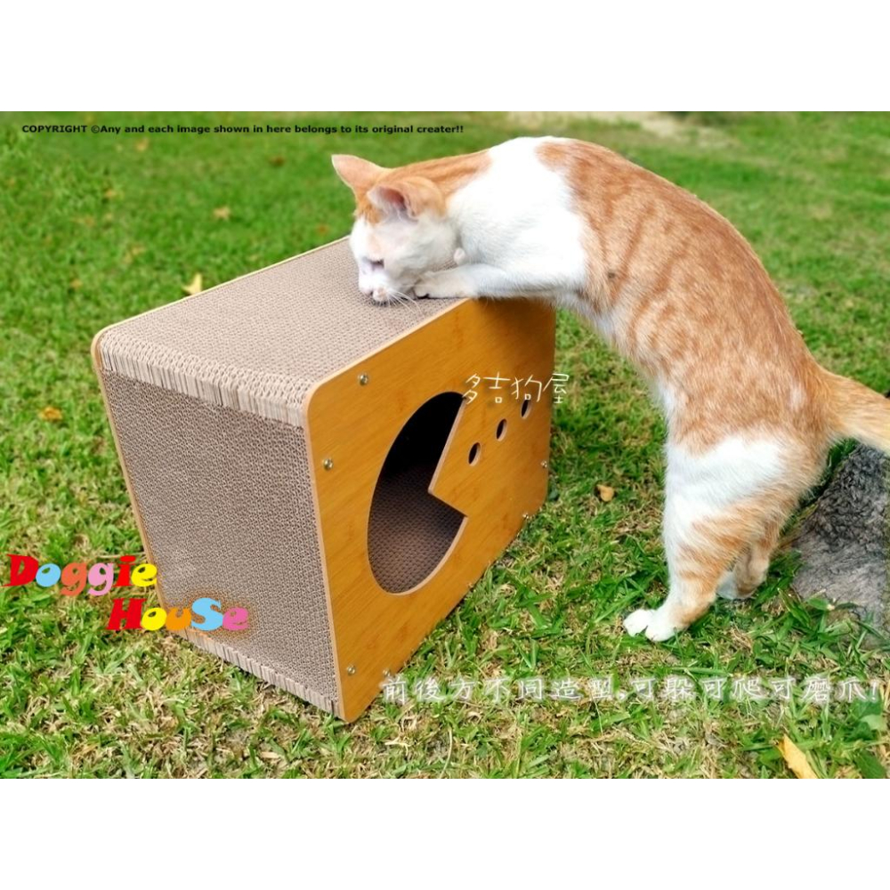 下殺259出清！無印風貓抓屋 貓籠 ｜ 超美型貓抓板 磨爪板 ｜ 貓咪別墅 推薦 【多吉狗屋】-細節圖5