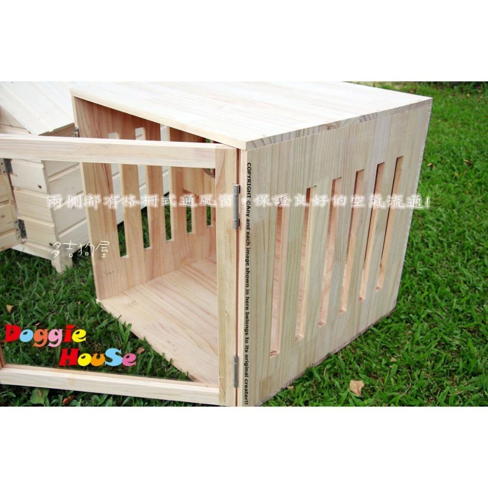 [🔥 特價中] 絕美透明貓籠 ｜ 大型樟子松貓爬架 實木貓屋 ｜ 貓狗通用 小狗適用 【多吉狗屋】-細節圖4