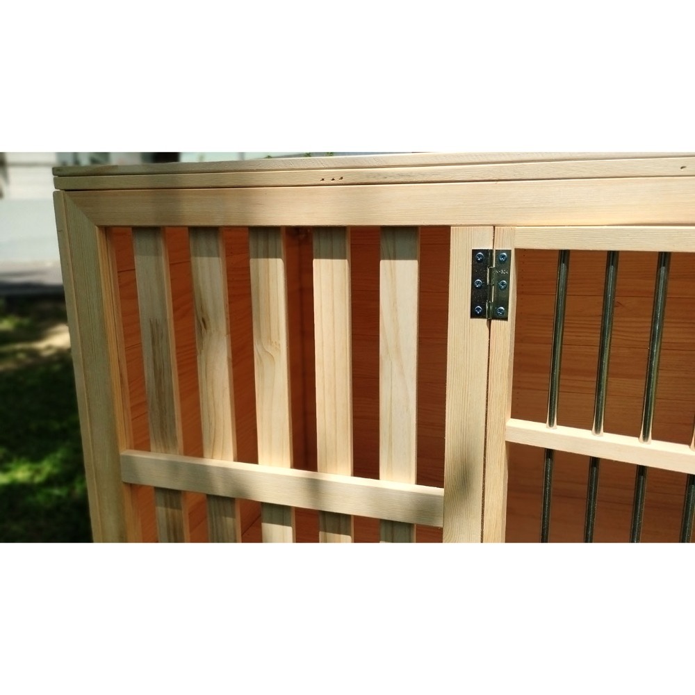 【多吉狗屋】超大型原木狗屋 樟子松 ｜ 防水加厚平頂 實木狗籠 ｜ 大型犬 米克斯 哈士奇 推薦-規格圖9