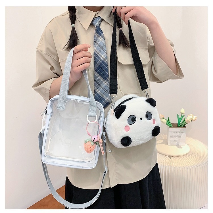 娃包 痛包 透明痛包 棉花娃包 曬娃包 娃包 20cm 刺繡手提包 斜背包 動漫痛包 娃包痛包 包包[B0015]-細節圖10