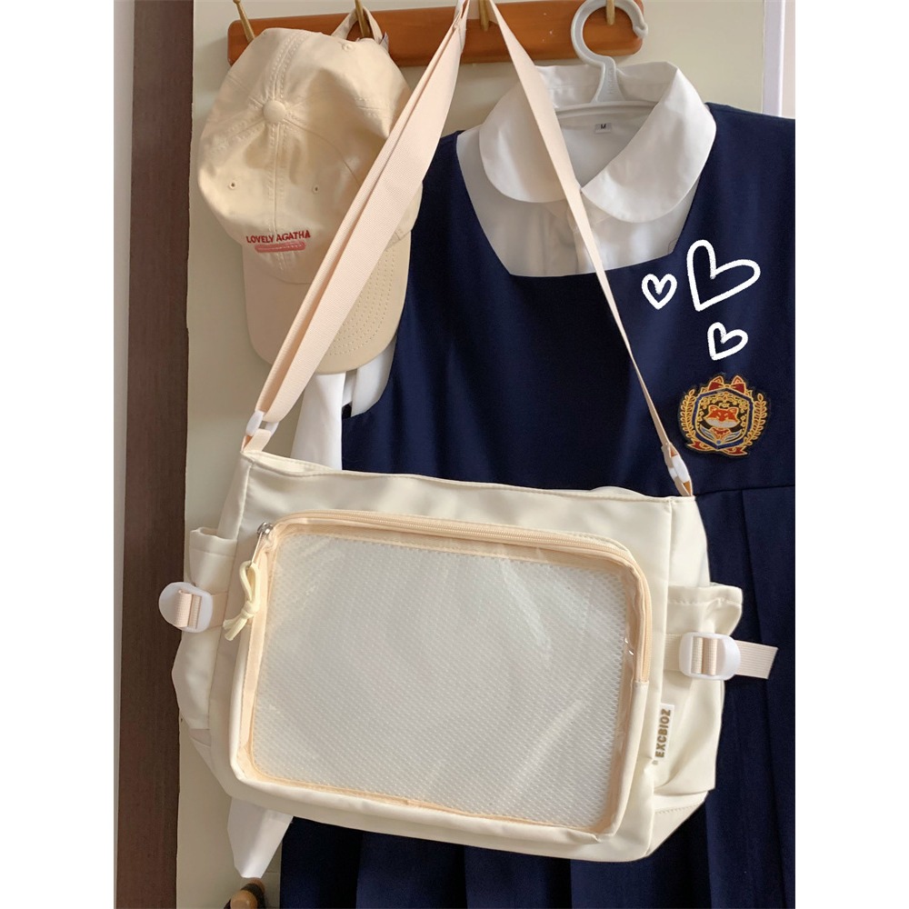 郵差痛包 黑色 (加厚款)