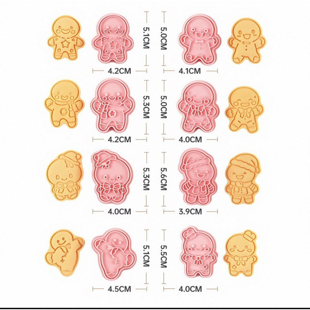 New妞餅舖～20聖誕節薑餅人系列 造型手工餅乾 壓模餅乾 奶油餅乾 糕餅點心-細節圖2