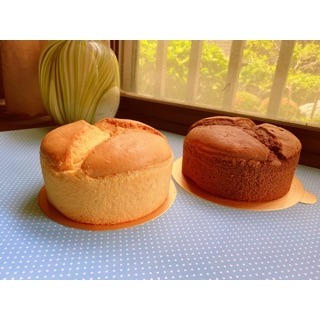 New妞餅舖～1.0戚風蛋糕三種口味:原味蛋糕  法芙娜巧克力蛋糕 靜岡抹茶蛋糕 布丁蛋糕 拜拜蛋糕-細節圖3