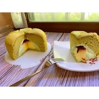 New妞餅舖～123整顆布戚風蛋糕 (靜岡抹茶蛋糕) 布丁蛋糕 拜拜蛋糕-細節圖3