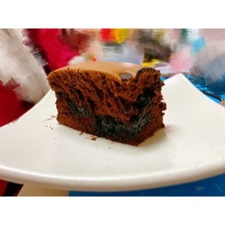 New妞餅舖～古早味蛋糕 :原味香草 爆漿巧克力口味-細節圖2