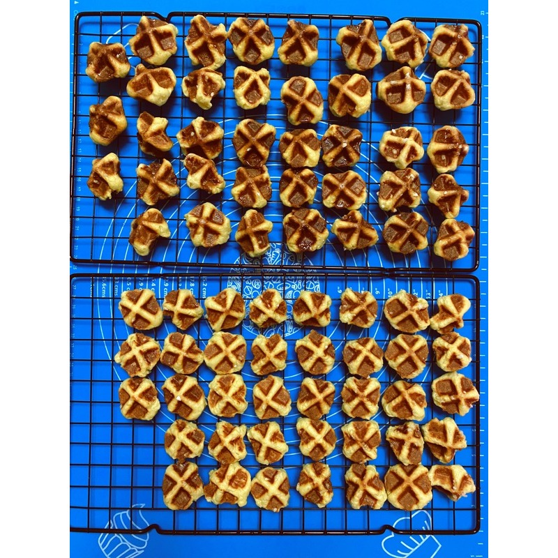 New妞餅舖～小顆&大片  珍珠糖鬆餅-細節圖3