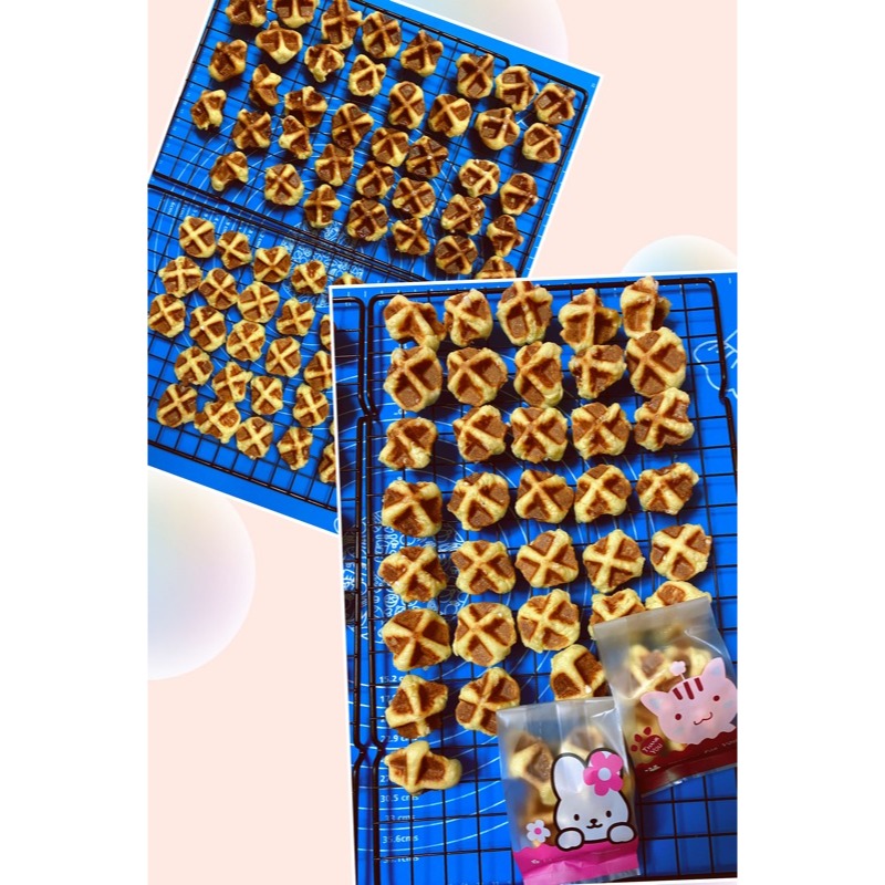 New妞餅舖～小顆&大片  珍珠糖鬆餅-細節圖5