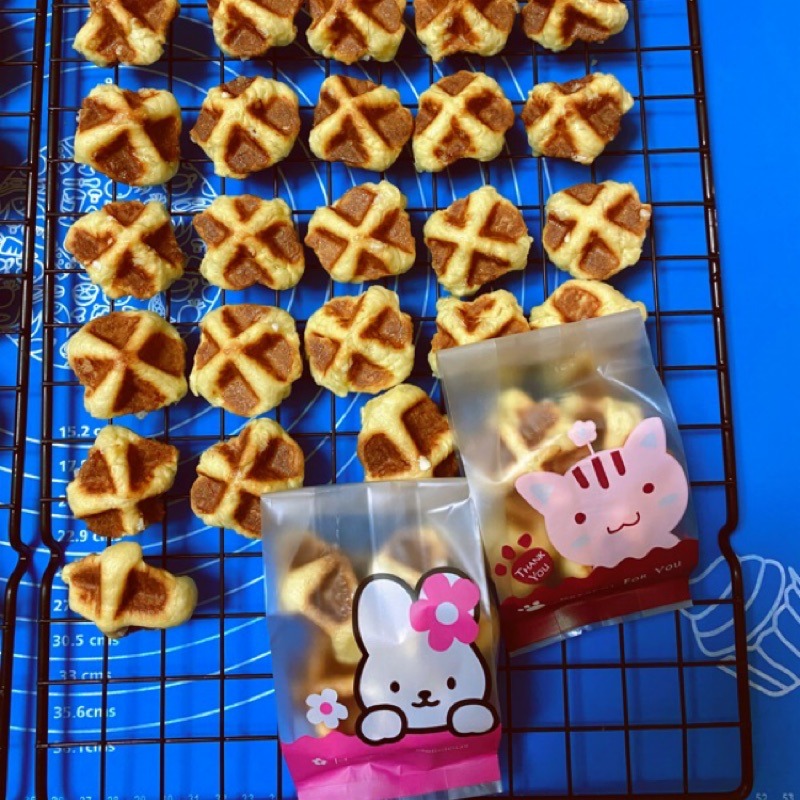 New妞餅舖～小顆&大片  珍珠糖鬆餅-細節圖6